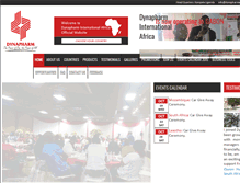 Tablet Screenshot of dynapharmafrica.net